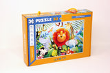 Horizon Puzzle 50 Wild Animals Attention and Skill Abilities Puzzle for Children Ages 3-6