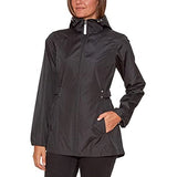 Jones New York Women's Rain Jacket Parka In A Pocket Windbreaker