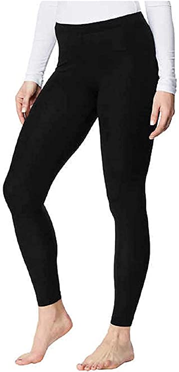 Womens 32° Degrees Heat Legging Base Layer Pant, Black, 2-Pack