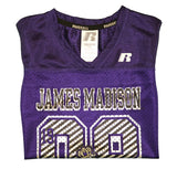 NCAA JMU James Madison University Girls' Short Sleeve Mesh V-Neck Jersey