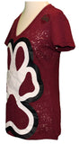 NCAA SIU Southern Illinois University Salukis Women's Scoop Neck Tee