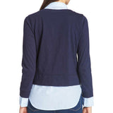 TOMMY HILFIGER Women's Layered Long Sleeve Shirt