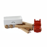 Montessori 2-in-1 Play Wooden Truck with Blocks for Hands-on Learning (Ages 3+)