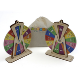 Wheel of Emotions – Montessori Wooden Feelings Chart for Kids (English, Spanish) Ages 3+