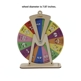 Wheel of Emotions – Montessori Wooden Feelings Chart for Kids (English, Spanish) Ages 3+
