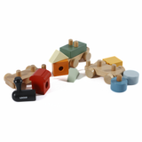 Horizon Educational Train | Wooden Shape Sorter Train Montessori Toy for Toddlers (Ages 3+)