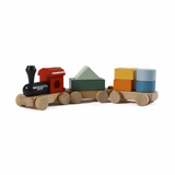 Horizon Educational Train | Wooden Shape Sorter Train Montessori Toy for Toddlers (Ages 3+)
