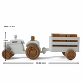 Montessori 2-in-1 Tractor & Block Set for Hands-on Learning (Ages 3+)
