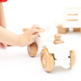 Montessori 2-in-1 Tractor & Block Set for Hands-on Learning (Ages 3+)