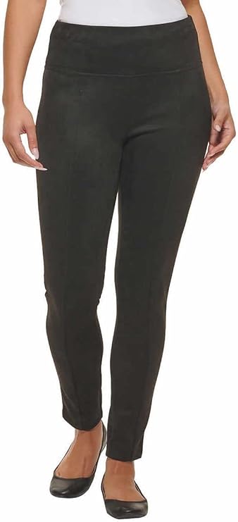 Andrew Marc Women's Lightweight Faux Suede Pull on Pant