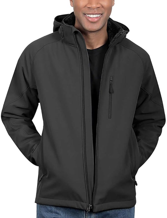 Kirkland Signature Men’s Water-Resistant Fleece Lined Softshell Jacket