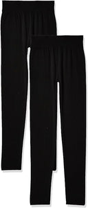 32 Degrees Women's Base Layer Heat Pant 2-Pack (Black, Small)