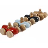 Wooden Sausage Car with One Peg Doll – Montessori Toy for Toddlers (Ages 3+)