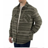 Jachs New York Men's Wool Blend Sherpa Lined Shirt Jacket