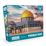 AMAZING PUZZLES 1000 Piece Jigsaw Puzzle for Kids and Adults 19x27in Poster Included - Al-Aqsa Mosque