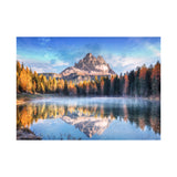 AMAZING PUZZLES 1000 Piece Jigsaw Puzzle for Kids and Adults 19x27in Poster Included - Lake Antorno, Italy