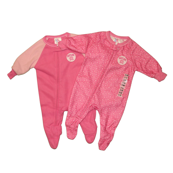 NCAA UM University of Maryland Terrapins Baby Girls' Long Sleeve Blanket Sleeper