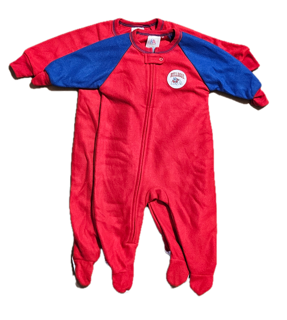 NCAA Fresno State University Bulldogs Baby Long Sleeve Blanket Sleeper