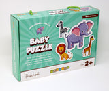Horizon Educational Puzzle Baby Puzzle Early Learning Through Play - Wild Animals