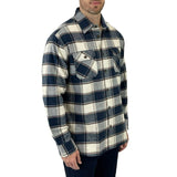 Jachs New York Men's 2 Pack Thermal and Brawny Flannel Shirt