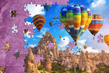 AMAZING PUZZLES 1000 Piece Jigsaw Puzzle for Kids and Adults 19x27in - Cappadocia Hot Balloons, Turkey