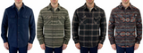 Jachs New York Men's Wool Blend Sherpa Lined Shirt Jacket