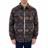Jachs New York Men's Wool Blend Sherpa Lined Shirt Jacket