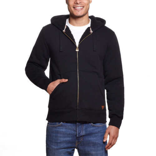 Weatherproof Vintage Men's Fleece Lined Hoodie Full Zip Jacket