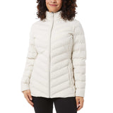 32 DEGREES Women's Full Zip Water Resistant Power Tech Jacket with Fixed Hood