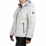 Nautica Women's Hooded Midweight Puffer Jacket, Detachable Hood