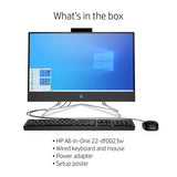 HP All-in-One Desktop 22", Touch, Ryzen 3 3250U, 8GB RAM, 1TB HDD, White, Windows 11 Home, 22-df0023w