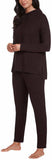 Max & Mia Women's 2 Piece Super Soft Live In Lounge Pajama Set