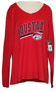 NCAA University of Houston Women's Long Sleeves V-Neck Shirt