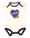 Pro Edge JMU James Madison University Baby Fan Gear 3pc Bodysuit