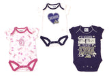 Pro Edge JMU James Madison University Baby Fan Gear 3pc Bodysuit