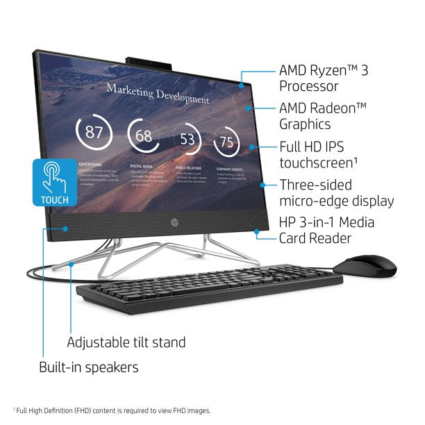 HP All-in-One Desktop 22