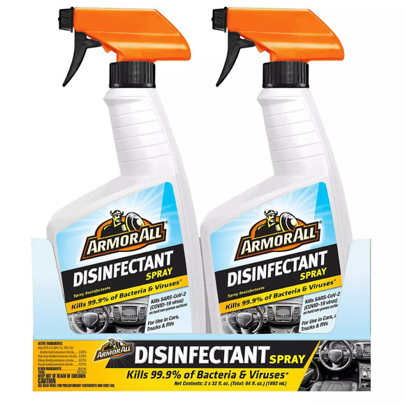 Armor All® Trigger Disinfectant Spray Twin Pack (2x32oz)