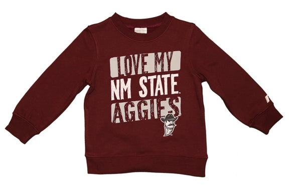 NCAA New Mexico State University Infants/Toddlers Fleece Crew Neck