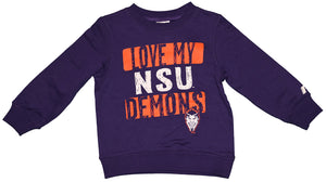 NCAA Northwestern State University Infants/Toddlers Fleece Crew Neck