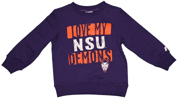 NCAA Northwestern State University Infants/Toddlers Fleece Crew Neck