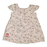 NCAA IU Indiana University Hoosiers Infant Toddler 2-Piece Cap Sleeves Dress with Bloomer Set