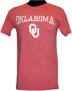 NCAA OU University of Oklahoma Sooners Men’s Short Sleeve Crew Neck Tee