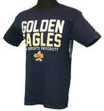 RussellApparel NCAA Oral Roberts University Mens Golden Eagles Cotton Crew Neck Tee