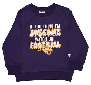 NCAA UNI University of Northern Iowa Panthers Crew Neck Fleece