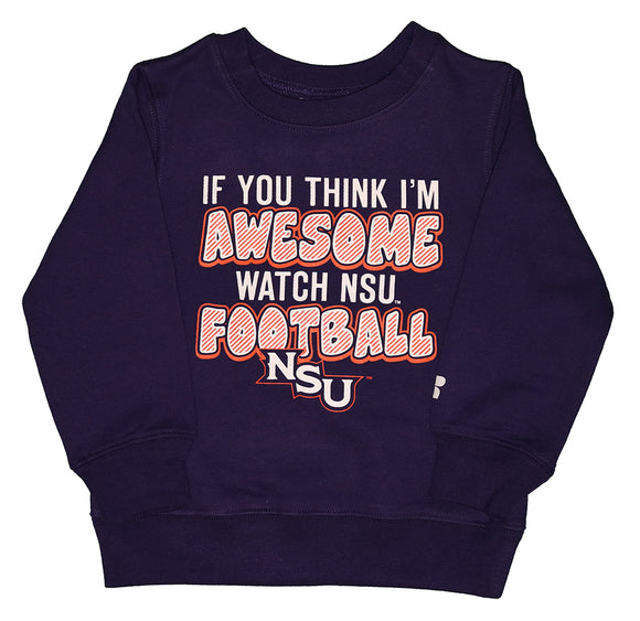 NCAA Northwestern State University Infants/Toddlers Crew Neck Fleece