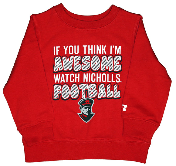 NCAA Nicholls State University Infants/Toddlers Crew Neck Fleece