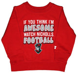 RussellApparel NCAA Nicholls State University Infants/Toddlers Crew Neck Fleece
