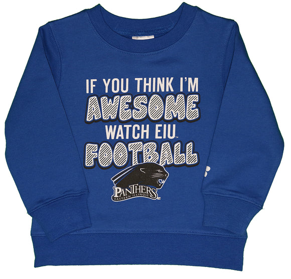 NCAA EIU Eastern Illinois University Panthers Crew Neck Fleece