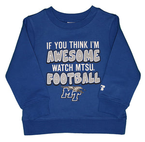 NCAA MTSU Middle Tennessee State University Toddlers Crew Neck Fleece