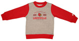 NCAA UL University of Louisville Property of Cardinals Infants/Toddlers Crew Neck Fleece